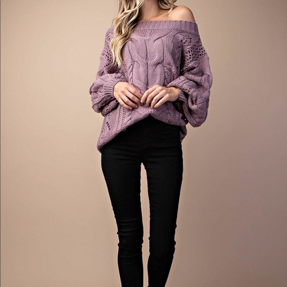 LAST 1️⃣ Cable detailed puff sleeves sweater - Picture 2 of 3